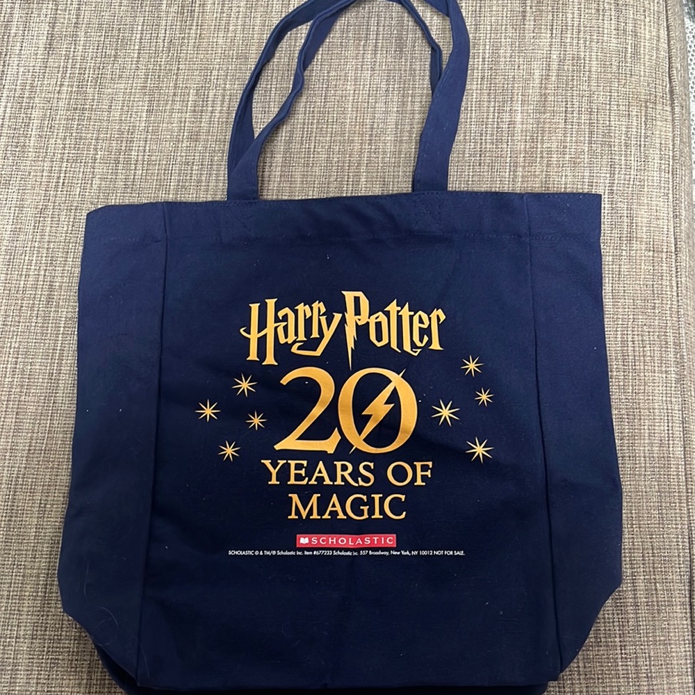 Harry Potter 20th Anniversary Scholastic tote